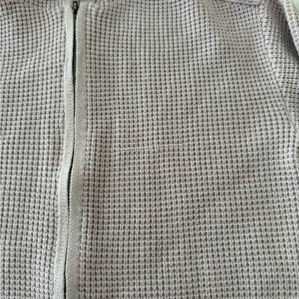Lavender Hooded Zip Sweater - Picture 4 of 4